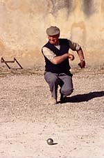 Provençal boules player